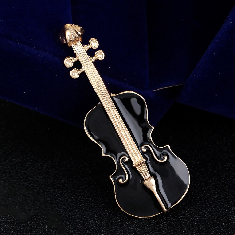 Set Musical Instruments Brooches - Broschenset Anstecknadel Violine - Image 3
